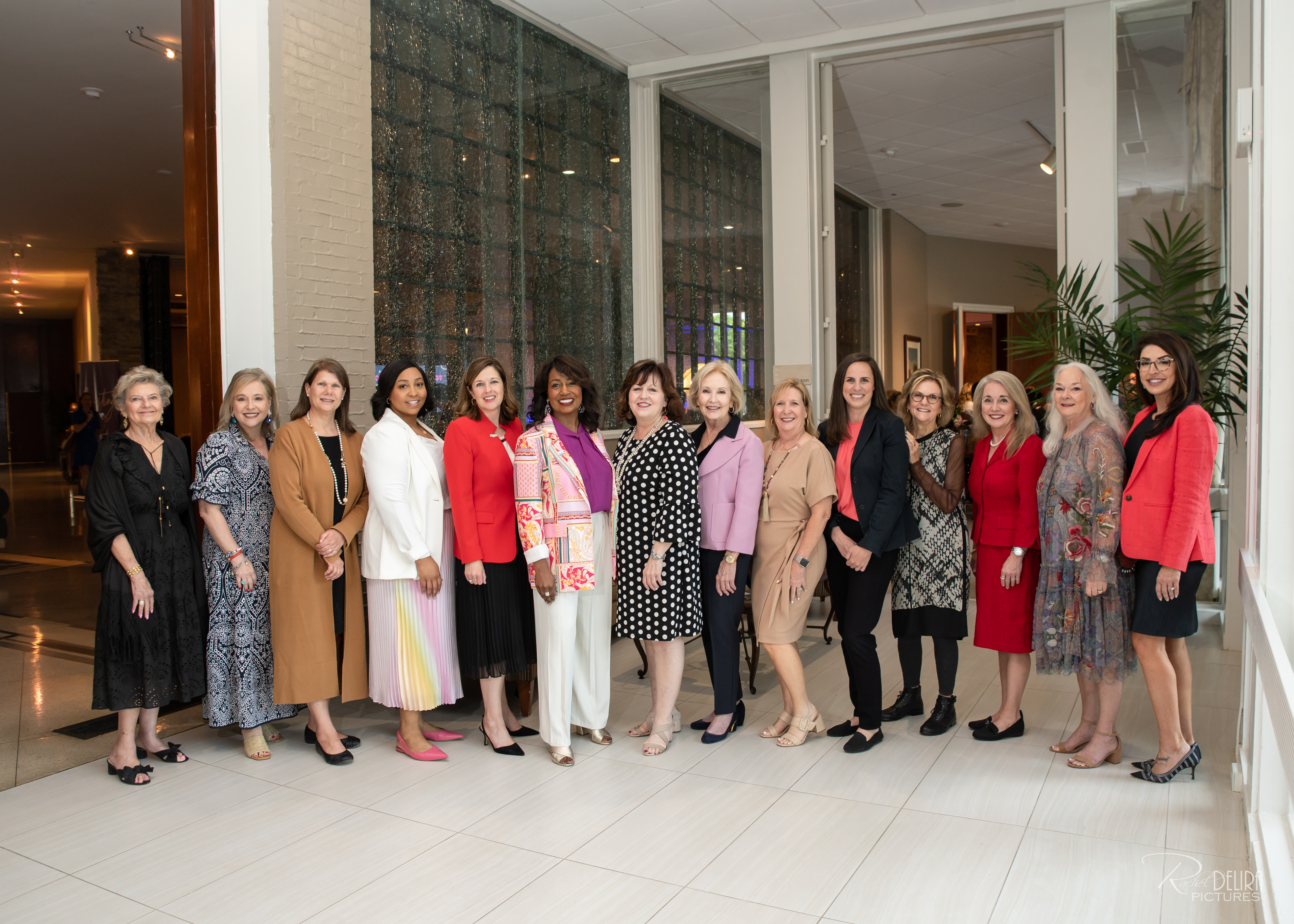 group of women posing